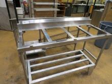 5FT S/STEEL TABLE FRAME - NO POLY