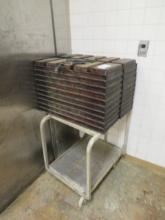 LOAF PANS WITH CART - ONE LOT