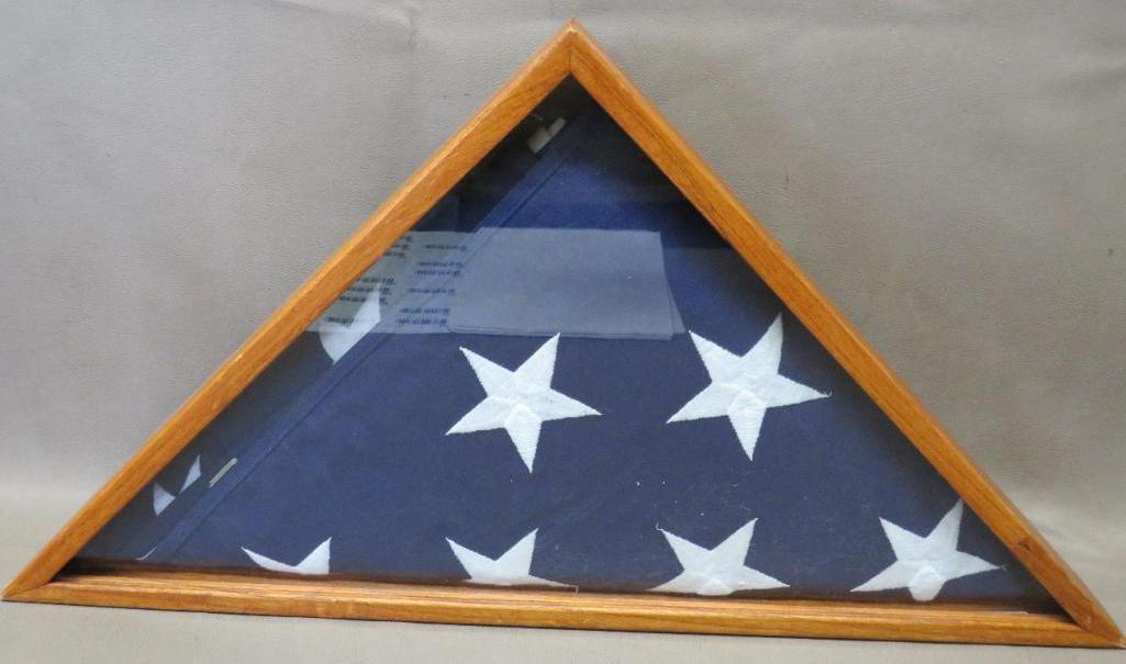 Serviceman's Display US Flag