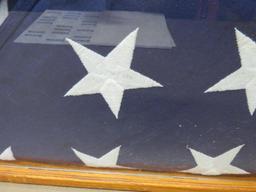 Serviceman's Display US Flag