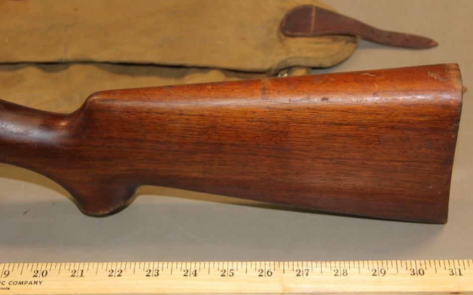 Wood Stock for Winchester 52 or 75 Target Rifle with Canvas Case