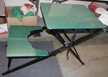 Collapsible Shooter's Table with Bench