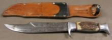 Large Edge Brand Bowie Knife and Sheath
