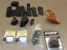 Selection of Grips, Grip Frame Inserts, and More Components