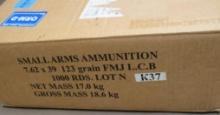 Full Case of 7.62X39 Ammunition