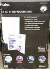 Haier 3.3 Cubic Foot Refrigerator New