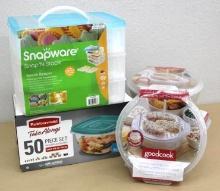 Assorted New Food Storage Containers